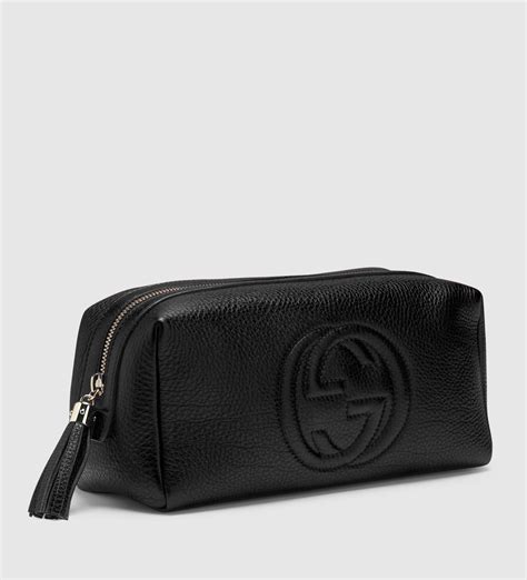 gucci soho large cosmetic case|Gucci makeup bag free gift.